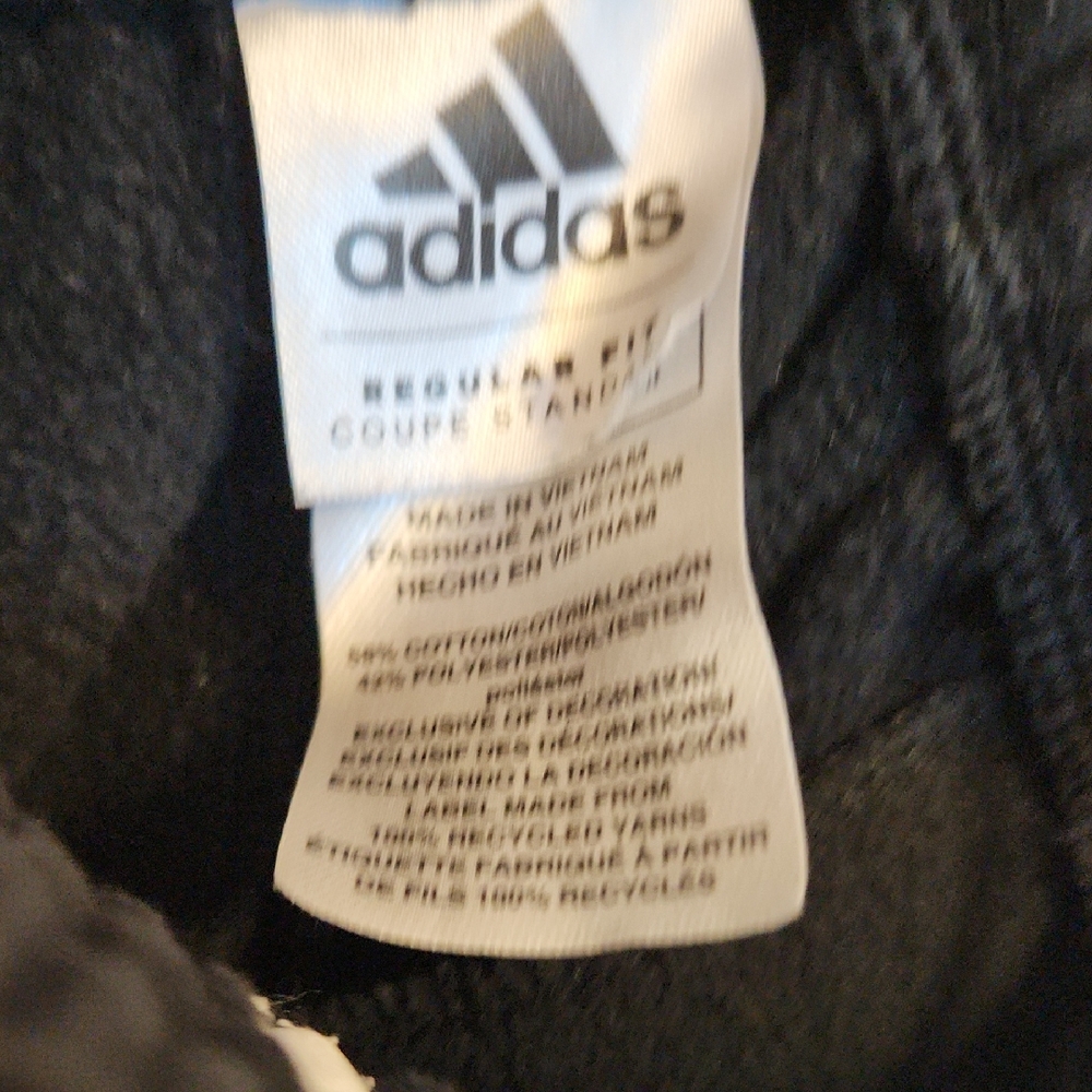 Adidas Kids Fleece Joggers Size 8 - Picture 5 of 6